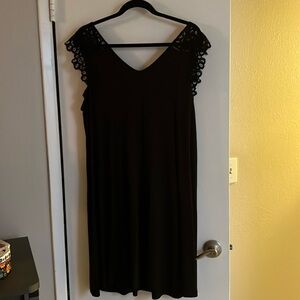 Black dresss nwt soft rayon cotton feel
